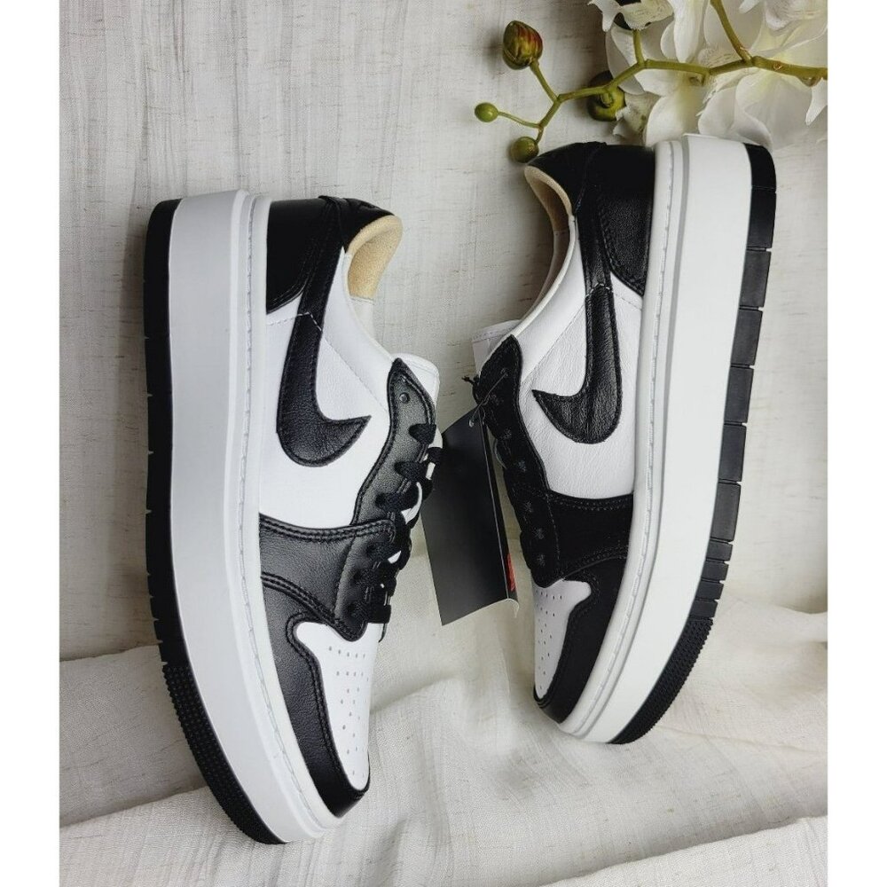 H30 SIZE 8.5 WOMEN'S NIKE AIR JORDAN 1 ELEVATE LOW BLACK / WHITE DH7004 109